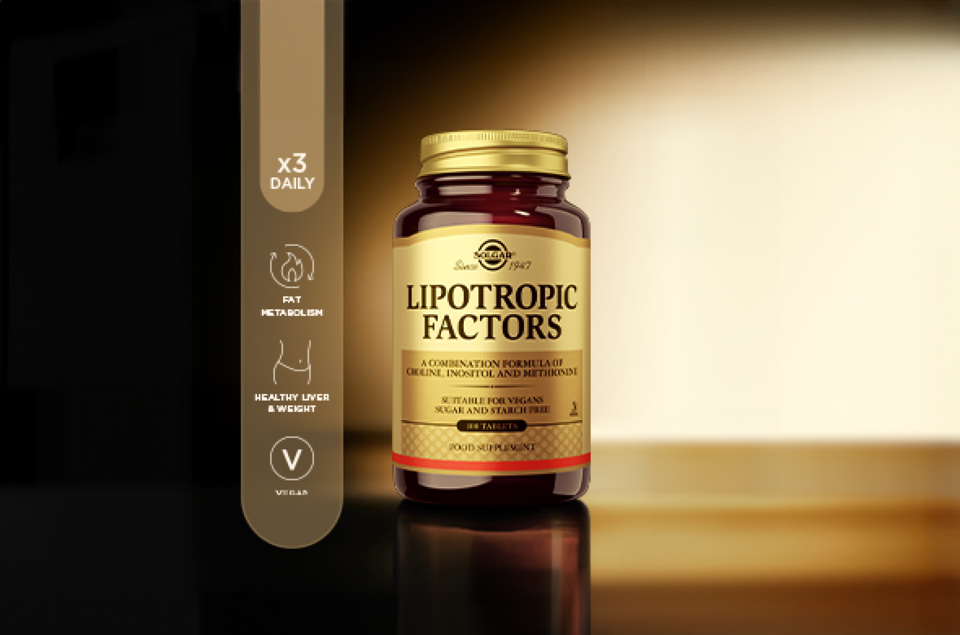 Solgar PS Lipotropic Factors Infographic